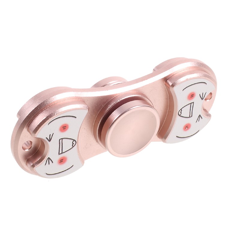 Alloy EDC Focus Toy Spinner Fidget Spinner Finger Toy - Lovely Cat-2