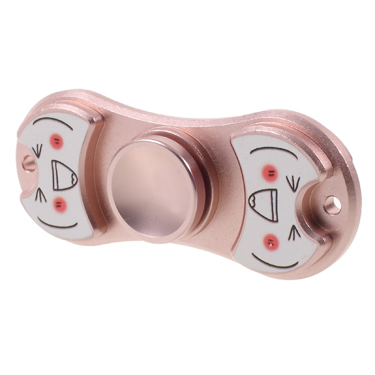 Alloy EDC Focus Toy Spinner Fidget Spinner Finger Toy - Lovely Cat-3