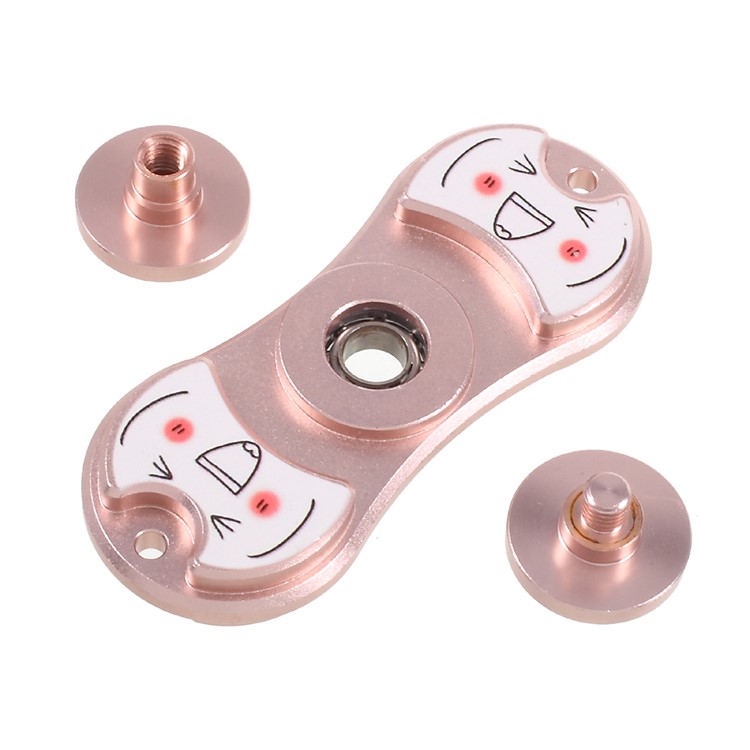 Alloy EDC Focus Toy Spinner Fidget Spinner Finger Toy - Lovely Cat-6