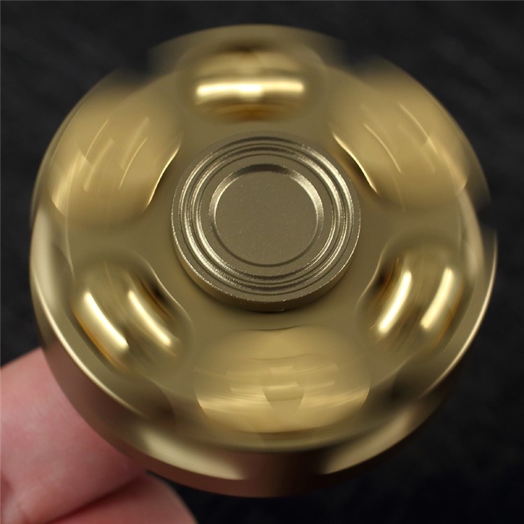 Revolver Clip Design Fidget Spinner Round Hand Spinner EDC Toy Break Bad Habits ADHD - Gold-13