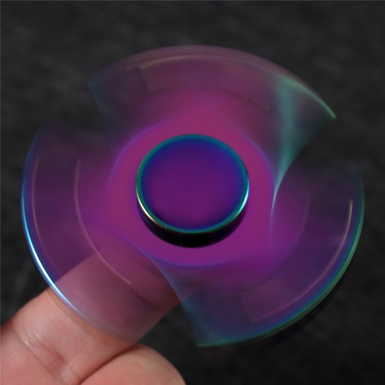 Aluminum Alloy EDC Triangle Spinner Fidget Spinner Hand Finger Toy-10