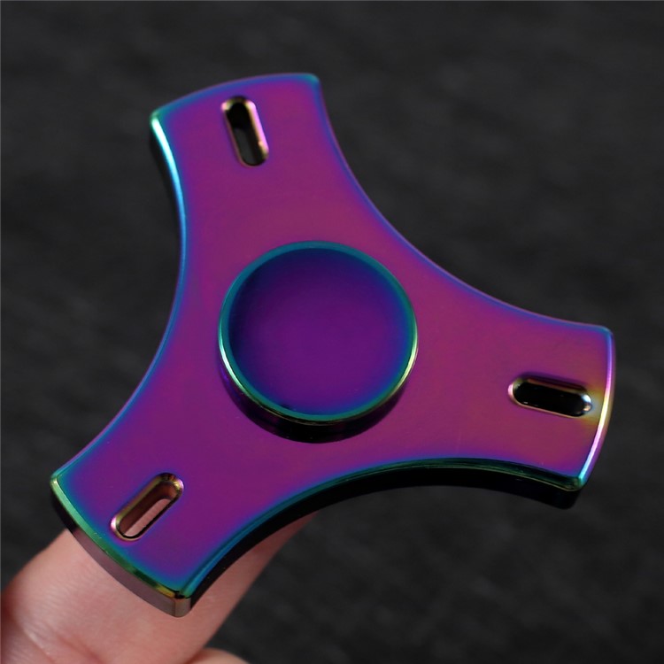 Aluminum Alloy EDC Triangle Spinner Fidget Spinner Hand Finger Toy-11