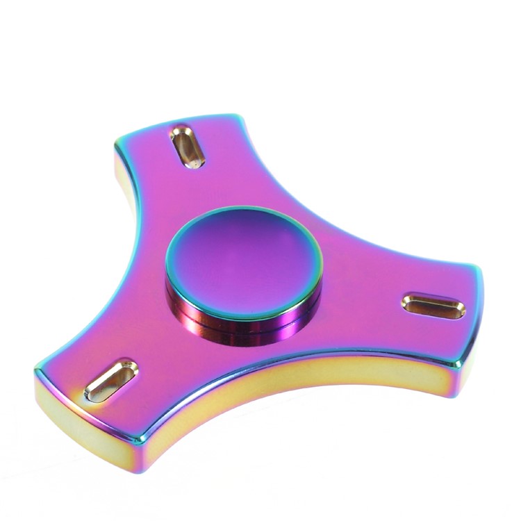 Aluminum Alloy EDC Triangle Spinner Fidget Spinner Hand Finger Toy-2