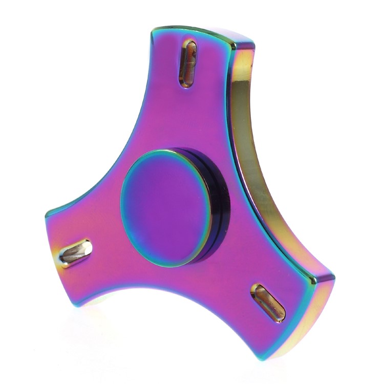 Aluminum Alloy EDC Triangle Spinner Fidget Spinner Hand Finger Toy-3