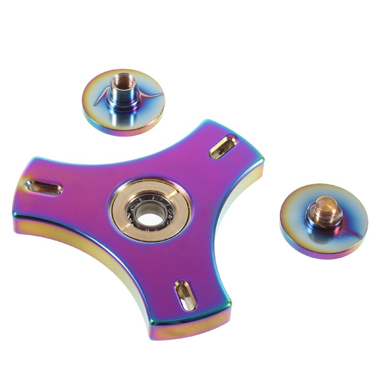 Aluminum Alloy EDC Triangle Spinner Fidget Spinner Hand Finger Toy-6