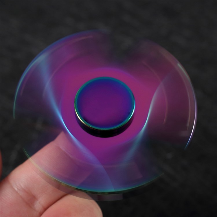 Aluminum Alloy EDC Triangle Spinner Fidget Spinner Hand Finger Toy-9