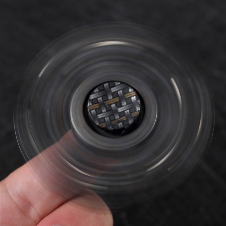 Woven Pattern EDC Tri-Spinner Fidget Spinner Finger Toy Fast Bearing-8