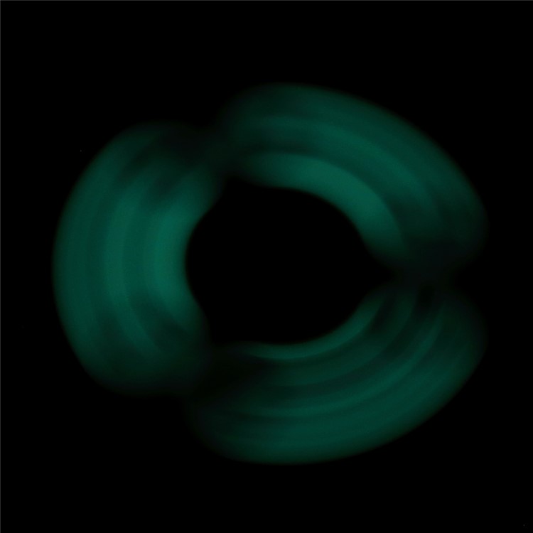 T7 Luminous Emoji Pattern Love Expression High Speed Tri-Spinner Fidget Toy Stress Reducer - White-6
