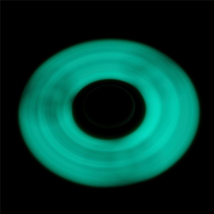 T7 Luminous Emoji Pattern Love Expression High Speed Tri-Spinner Fidget Toy Stress Reducer - White-7