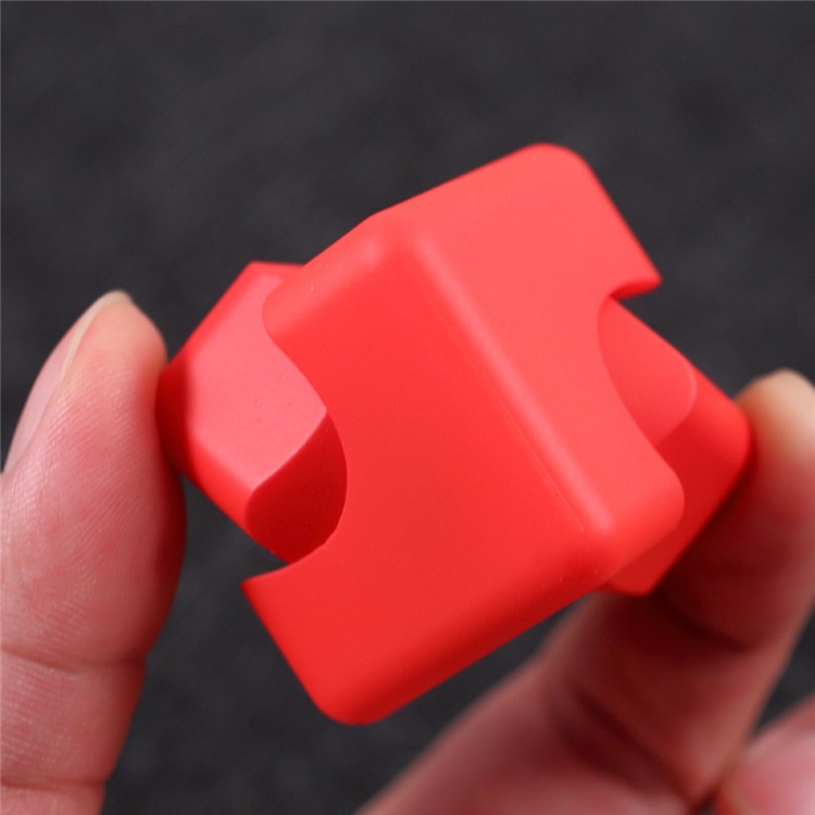 Cube Shape Plastic EDC Focus Toy Spinner Fidget Spinner Finger Toy - Red-7