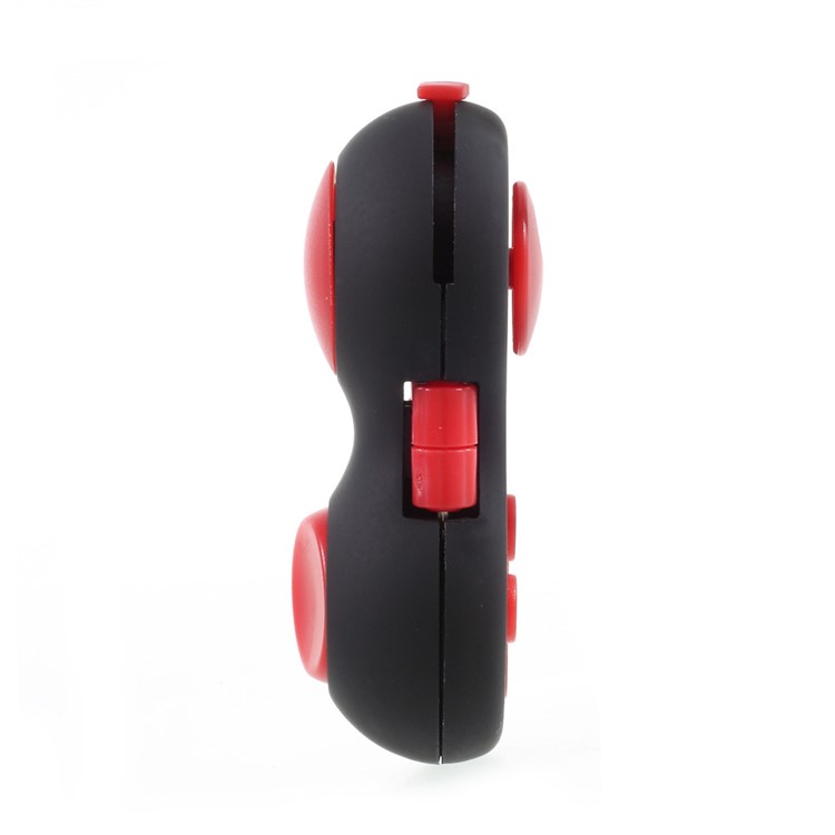 Fidget Pad Hand Shank Fidget Cube Anti-Anxiety and Decompression Toy for Adult and Kids - Black + Red-3