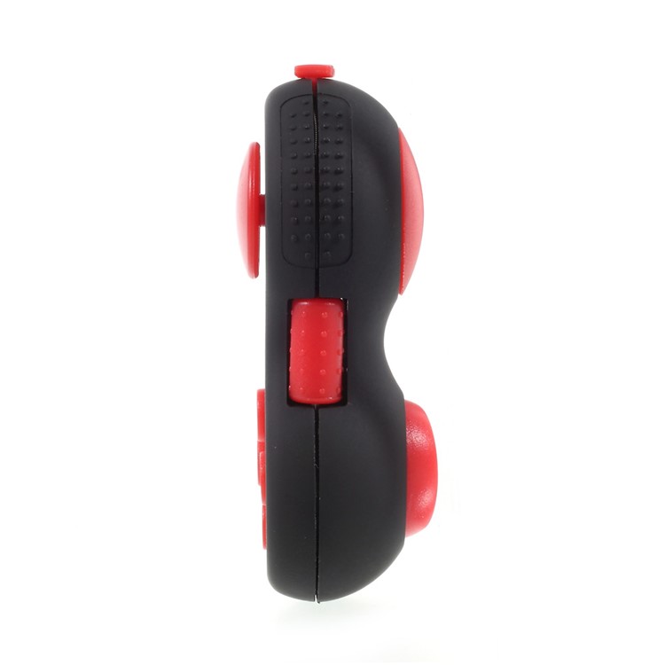 Fidget Pad Hand Shank Fidget Cube Anti-Anxiety and Decompression Toy for Adult and Kids - Black + Red-4