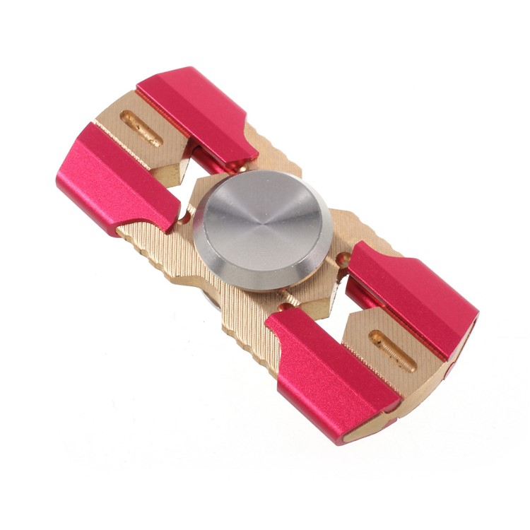 Aluminum Alloy Fidget Spinner Toy Hand Spinners Stress and Anxiety Relief Toy - Red-4