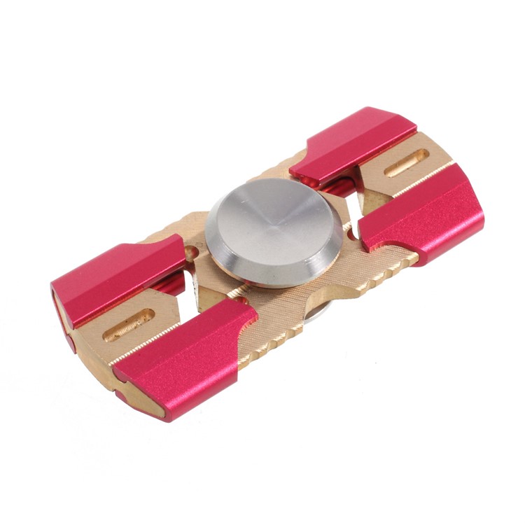 Aluminum Alloy Fidget Spinner Toy Hand Spinners Stress and Anxiety Relief Toy - Red-5