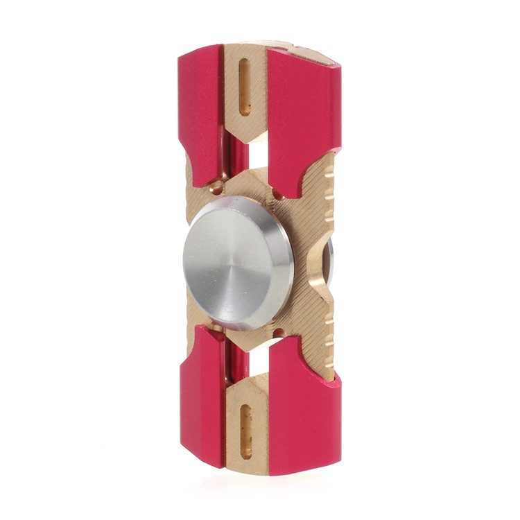 Aluminum Alloy Fidget Spinner Toy Hand Spinners Stress and Anxiety Relief Toy - Red-7