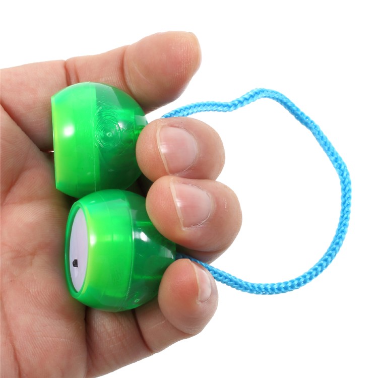 LED Luminous Finger YO-YO Ball Hand Fidget Toy Anti Stress Toy - Green-4