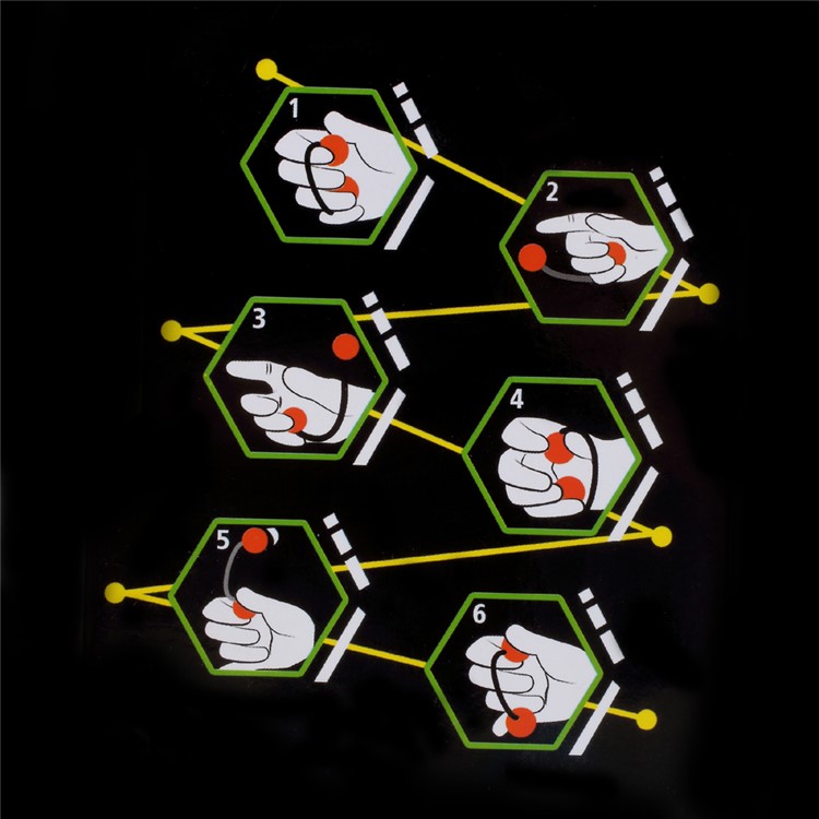 LED Luminous Finger YO-YO Ball Hand Fidget Toy Anti Stress Toy - Green-8