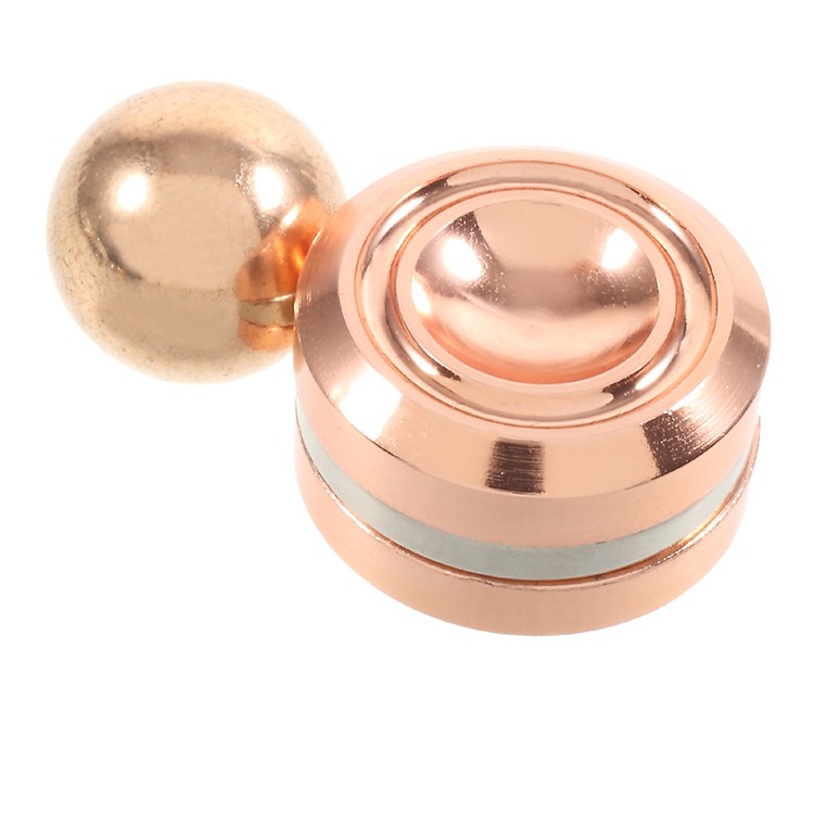 Orbiter Magnet Hand Spinner Fidget Stress Relief Anxiety Relief Focus Ball Toy - Rose Gold-2