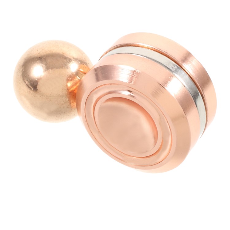 Orbiter Magnet Hand Spinner Fidget Stress Relief Anxiety Relief Focus Ball Toy - Rose Gold-4