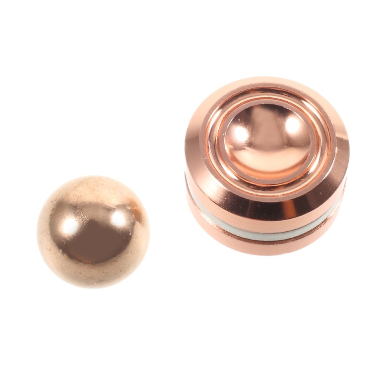 Orbiter Magnet Hand Spinner Fidget Stress Relief Anxiety Relief Focus Ball Toy - Rose Gold-6