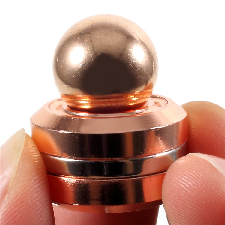 Orbiter Magnet Hand Spinner Fidget Stress Relief Anxiety Relief Focus Ball Toy - Rose Gold-7