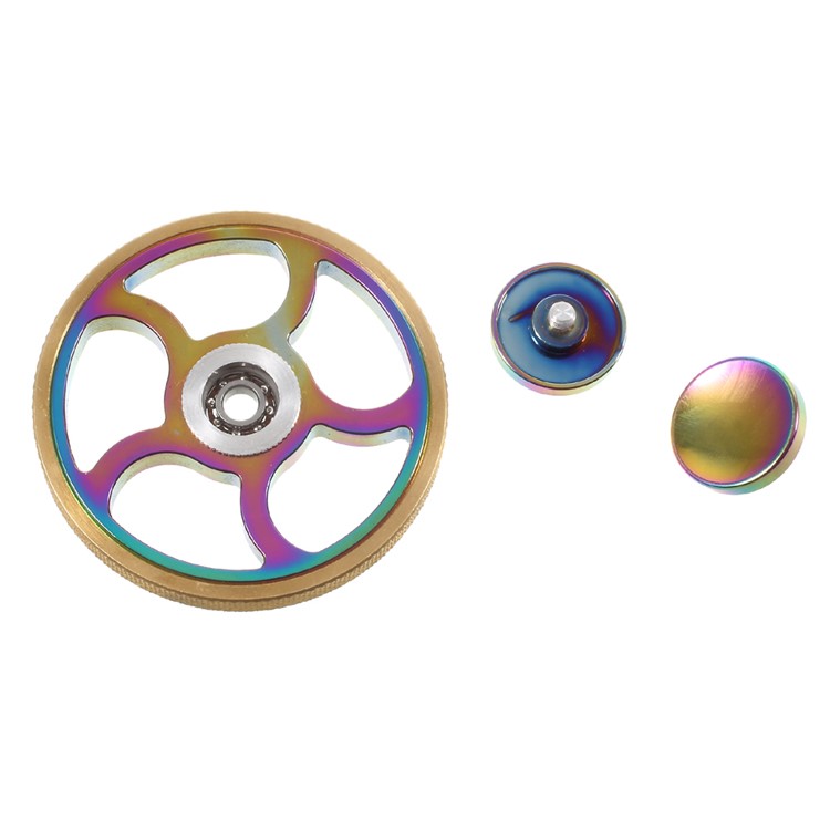 Colorized Wheel Pattern with Anti-slip Edges EDC Spinner Fidget Spinner Finger Toy-10