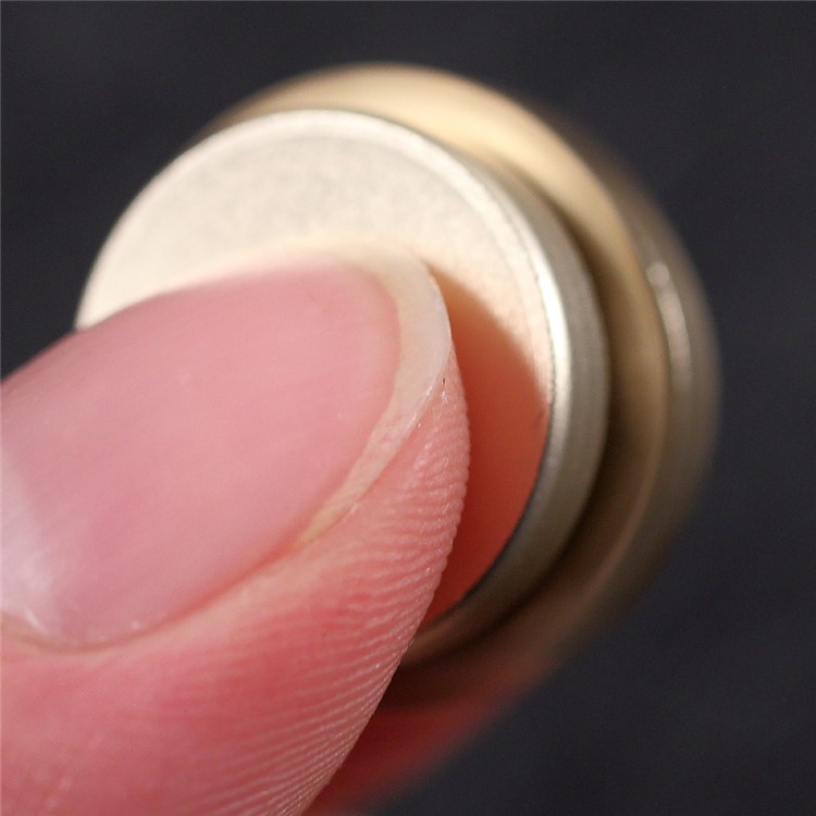 Mini Gear Fidget Spinner Aluminum Alloy Finger Spinner Stress Reducer for ADD ADHD - Gold-10