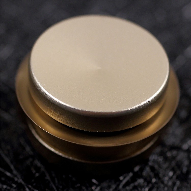 Mini Gear Fidget Spinner Aluminum Alloy Finger Spinner Stress Reducer for ADD ADHD - Gold-12