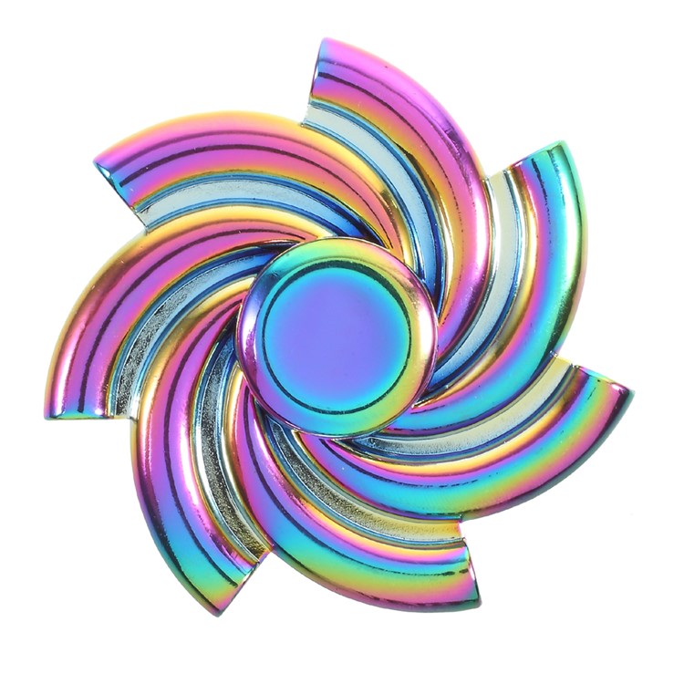 Colorized Whirlwind Shape Spinner Fidget Hand Spinner Relieve Anxiety and Boredom-1