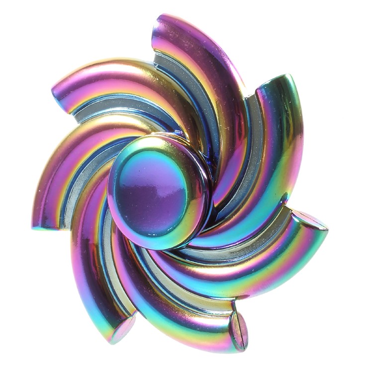 Colorized Whirlwind Shape Spinner Fidget Hand Spinner Relieve Anxiety and Boredom-3