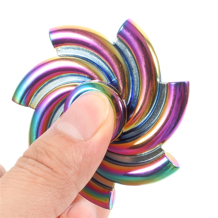 Colorized Whirlwind Shape Spinner Fidget Hand Spinner Relieve Anxiety and Boredom-7
