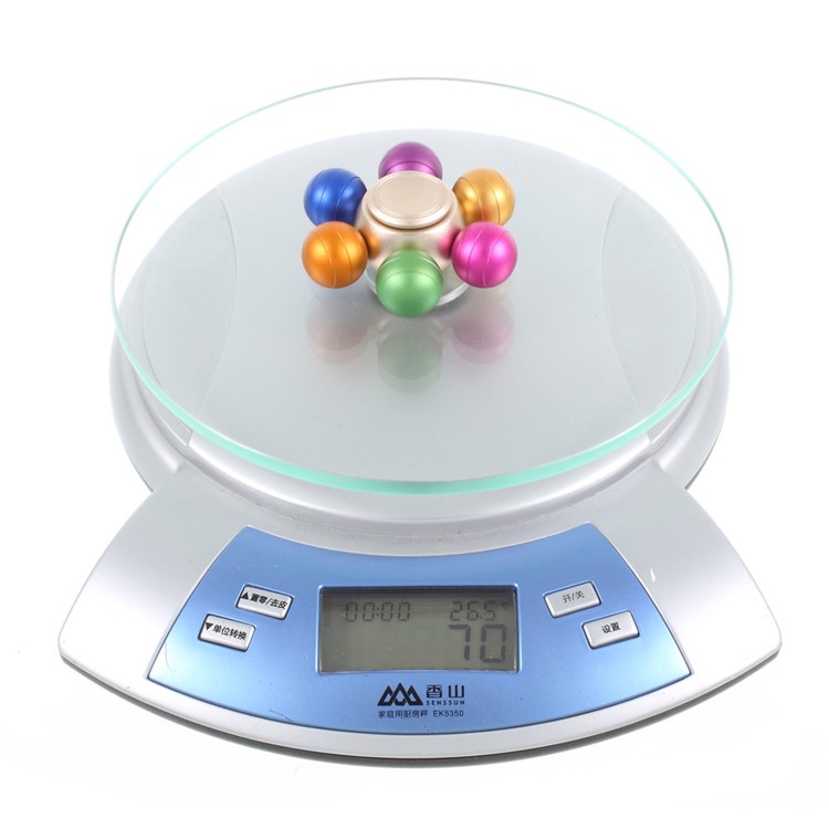 Zinc Alloy Six-arm Balls Colorful Fidget Spinner Stress Reducer Finger Toy-10