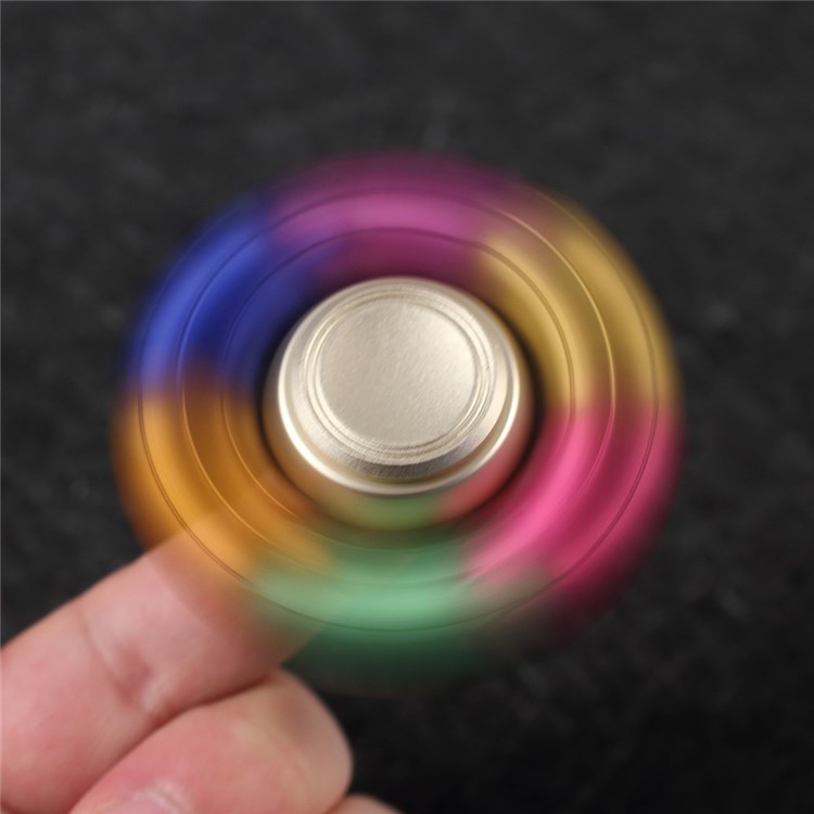 Zinc Alloy Six-arm Balls Colorful Fidget Spinner Stress Reducer Finger Toy-4