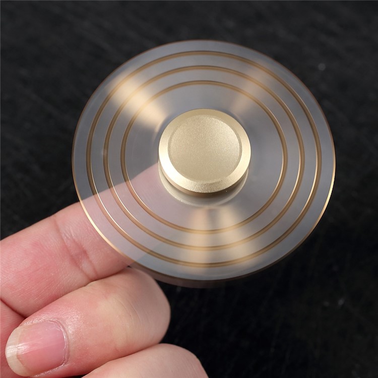 Aluminum Alloy EDC Triangle Spinner Fidget Spinner Hand Finger Toy - Silver-3