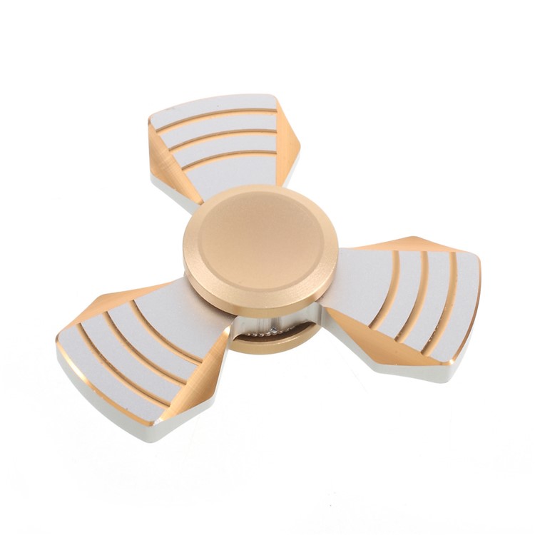 Aluminum Alloy EDC Triangle Spinner Fidget Spinner Hand Finger Toy - Silver-5