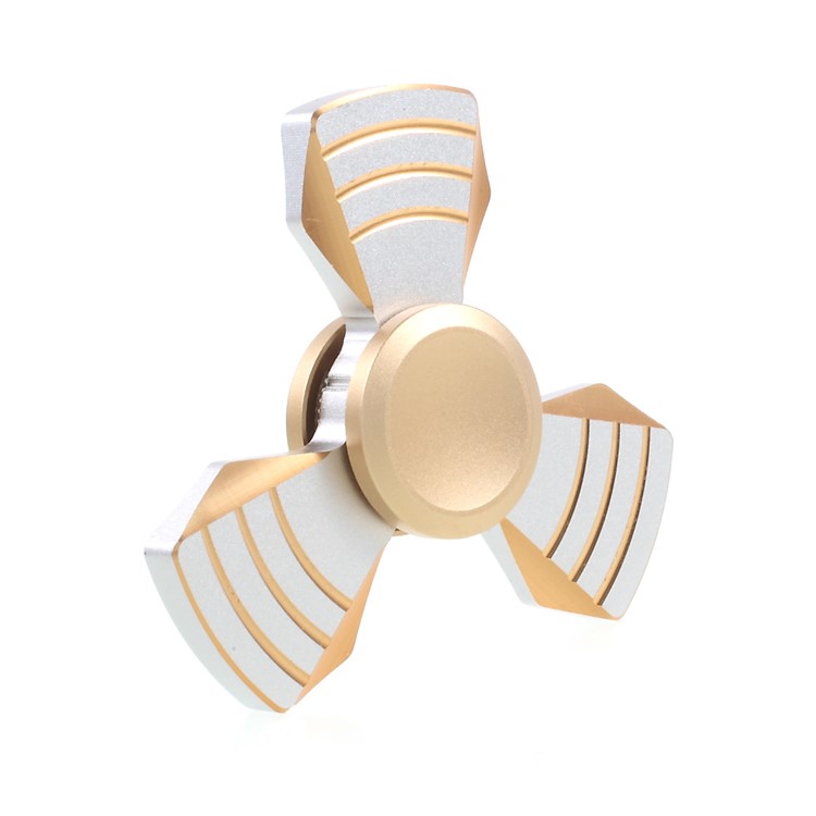 Aluminum Alloy EDC Triangle Spinner Fidget Spinner Hand Finger Toy - Silver-7