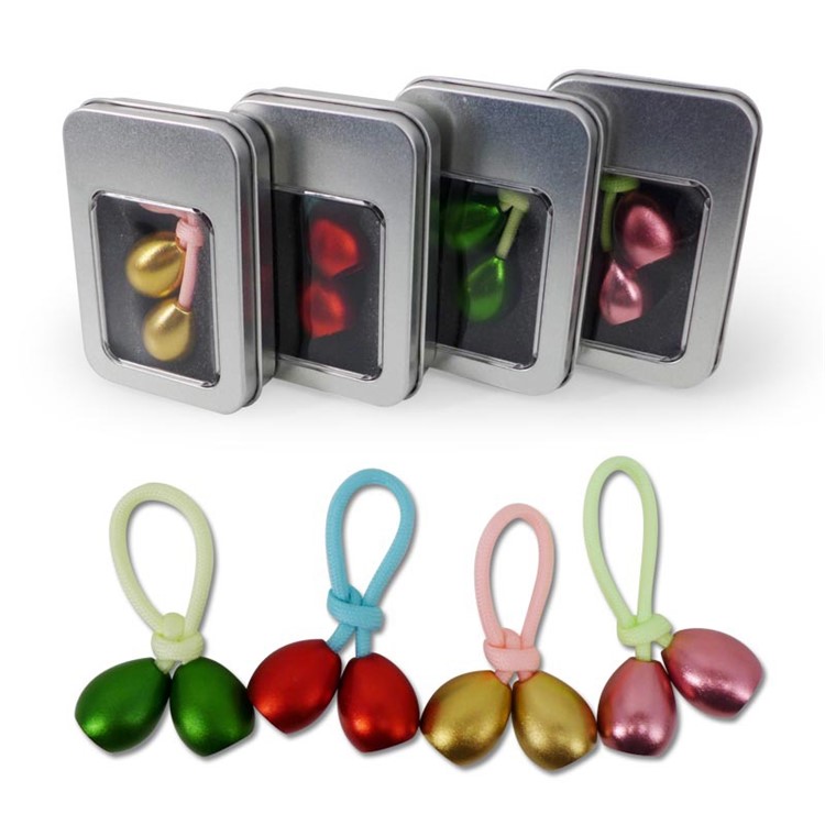 Aluminium Alloy Yo-Yo Spinner Metal Fidget Toy with Luminous Nylon Rope - Red-7