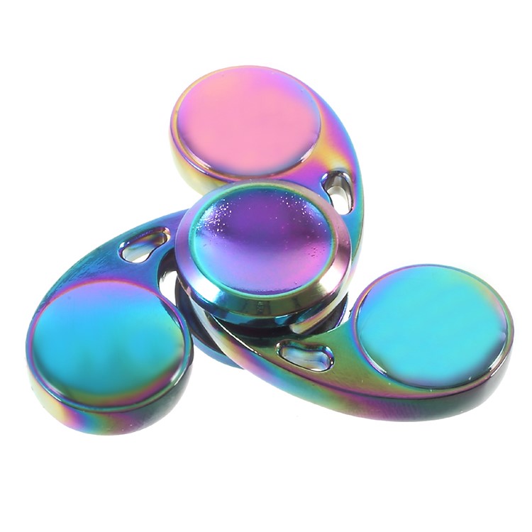 Colorized Tri Fidget Spinner Finger Gyro Kirsite Hand Spinner Stress Relief Spinner Toy-2