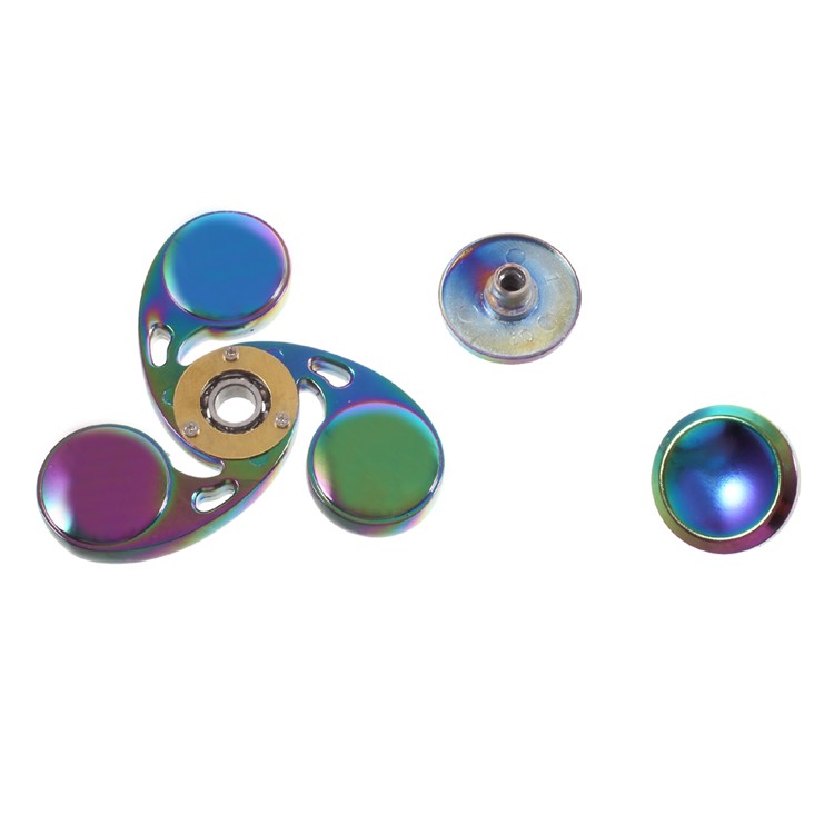 Colorized Tri Fidget Spinner Finger Gyro Kirsite Hand Spinner Stress Relief Spinner Toy-8