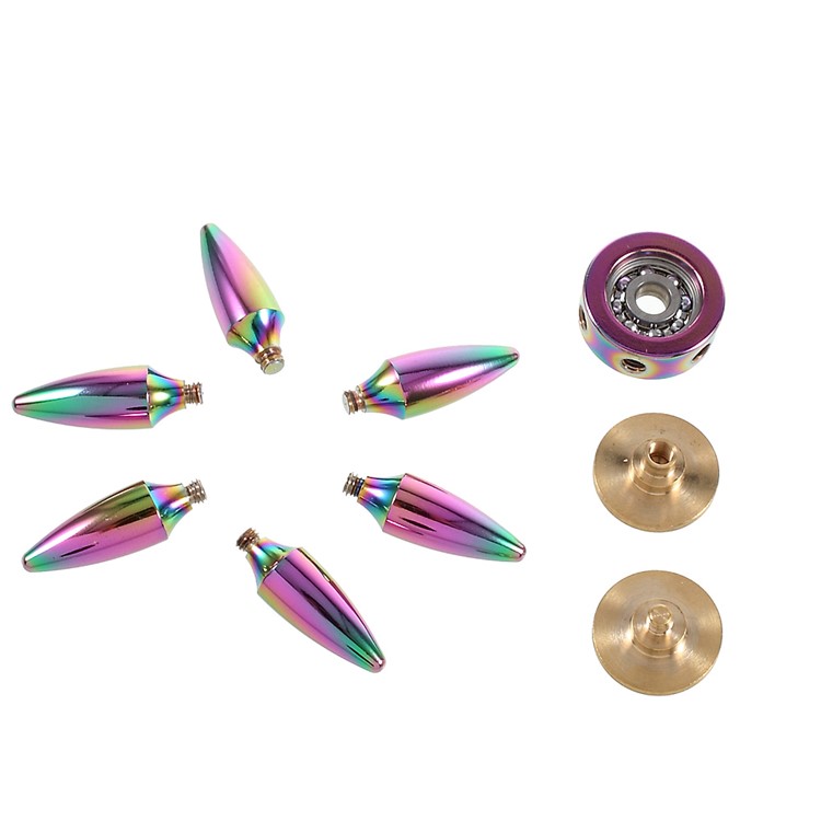Six Bullets Zinc Alloy Colorful Fidget Spinner Stress Reducer Finger Toy-8
