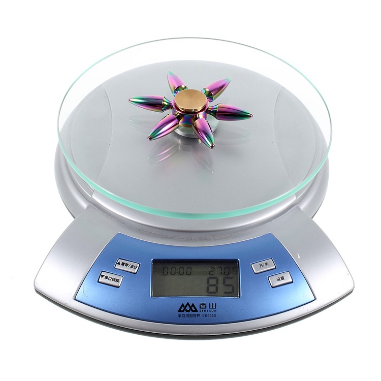 Six Bullets Zinc Alloy Colorful Fidget Spinner Stress Reducer Finger Toy-9