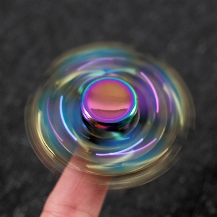 Colorful Gear Pattern Quadrangle Spinner Fidget Hand Spinner Stress and Anxiety Relief-2