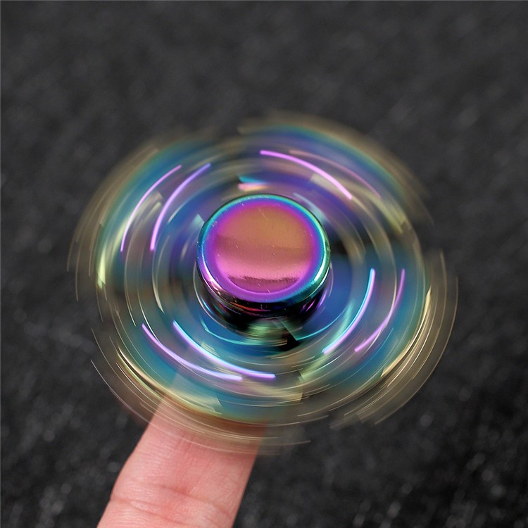Colorful Gear Pattern Quadrangle Spinner Fidget Hand Spinner Stress and Anxiety Relief-3