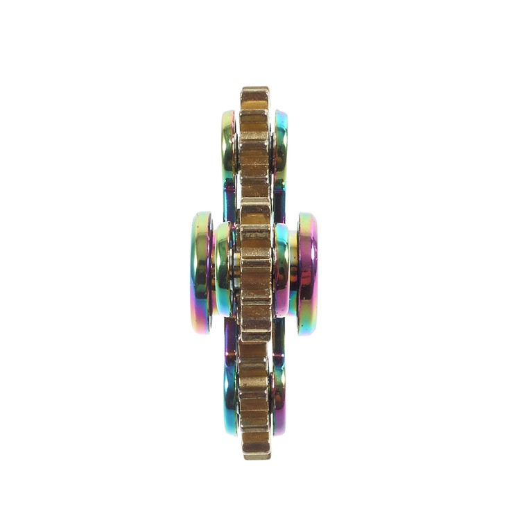 Colorful Gear Pattern Quadrangle Spinner Fidget Hand Spinner Stress and Anxiety Relief-7