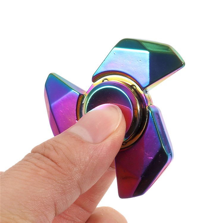 Colorized Tri Fidget Spinner Kirsite Finger Gyro ADHD Focus Anxiety Relief Toy-7