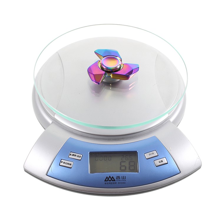 Colorized Tri Fidget Spinner Kirsite Finger Gyro ADHD Focus Anxiety Relief Toy-9