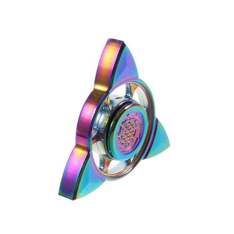 Colorized Triangle Fidget Spinner Finger Gyro Kirsite Hand Spinner for ADHD Anxiety and Boredom-4