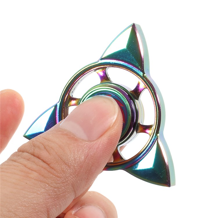 Colorized Triangle Fidget Spinner Finger Gyro Kirsite Hand Spinner for ADHD Anxiety and Boredom-7