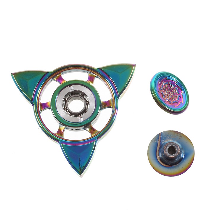 Colorized Triangle Fidget Spinner Finger Gyro Kirsite Hand Spinner for ADHD Anxiety and Boredom-8