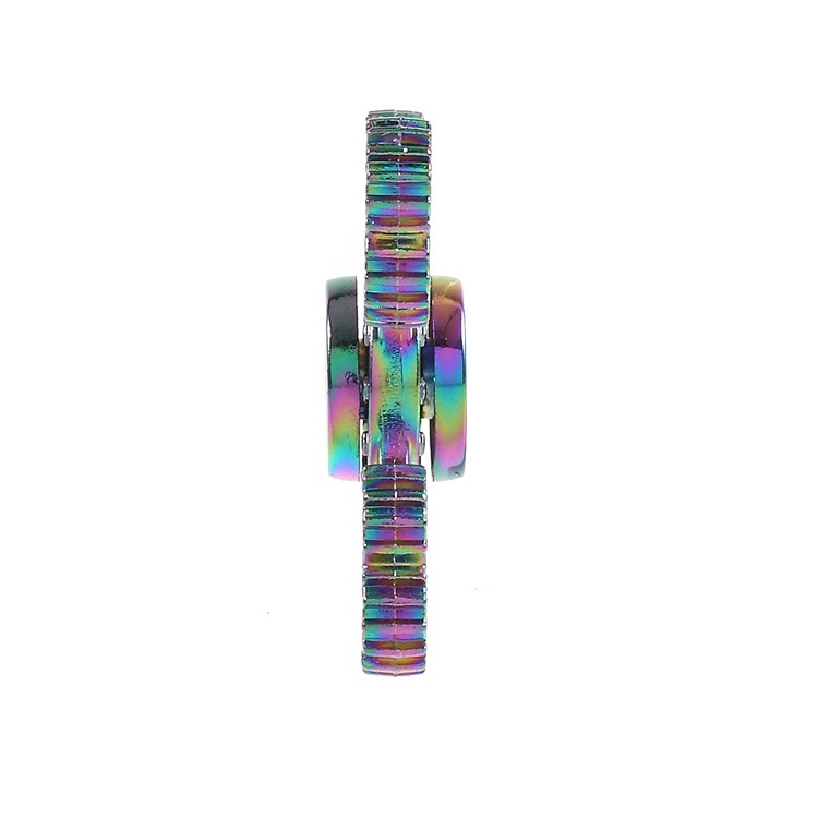 Quadrangle Kirsite Spinner Fidget Hand Spinner High Speed EDC Focus Toy for Kids and Adults - Multi-color-7